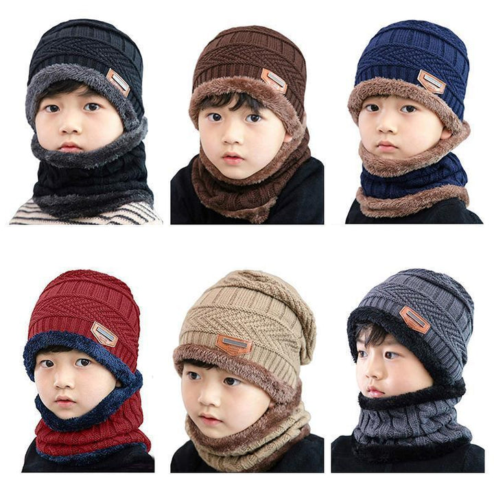 Winter Hat with Scarf Set