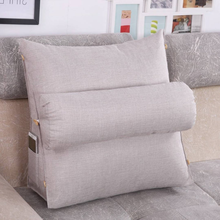 LoungeEase | Backrest Pillow for Reading and TV - Lumbar Support Adjustable Bed Pillow - Comfort Posture - Versatile Use Pillow Kalsten