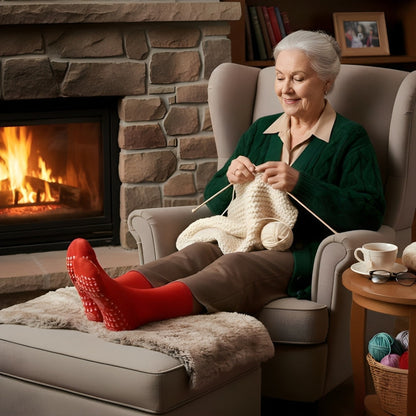 Thermal Socks – Magnetic Therapy – Breathable Slimming Thermal Socks for Cold Feet – Boosts Circulation & Comfort Skanto