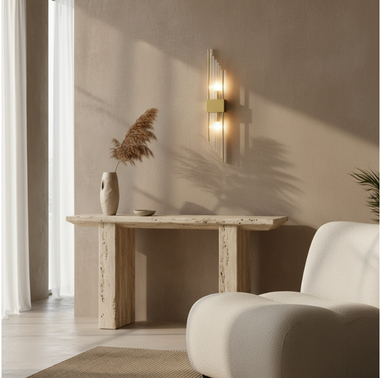 Crystal Adjustable LED Wall Sconce