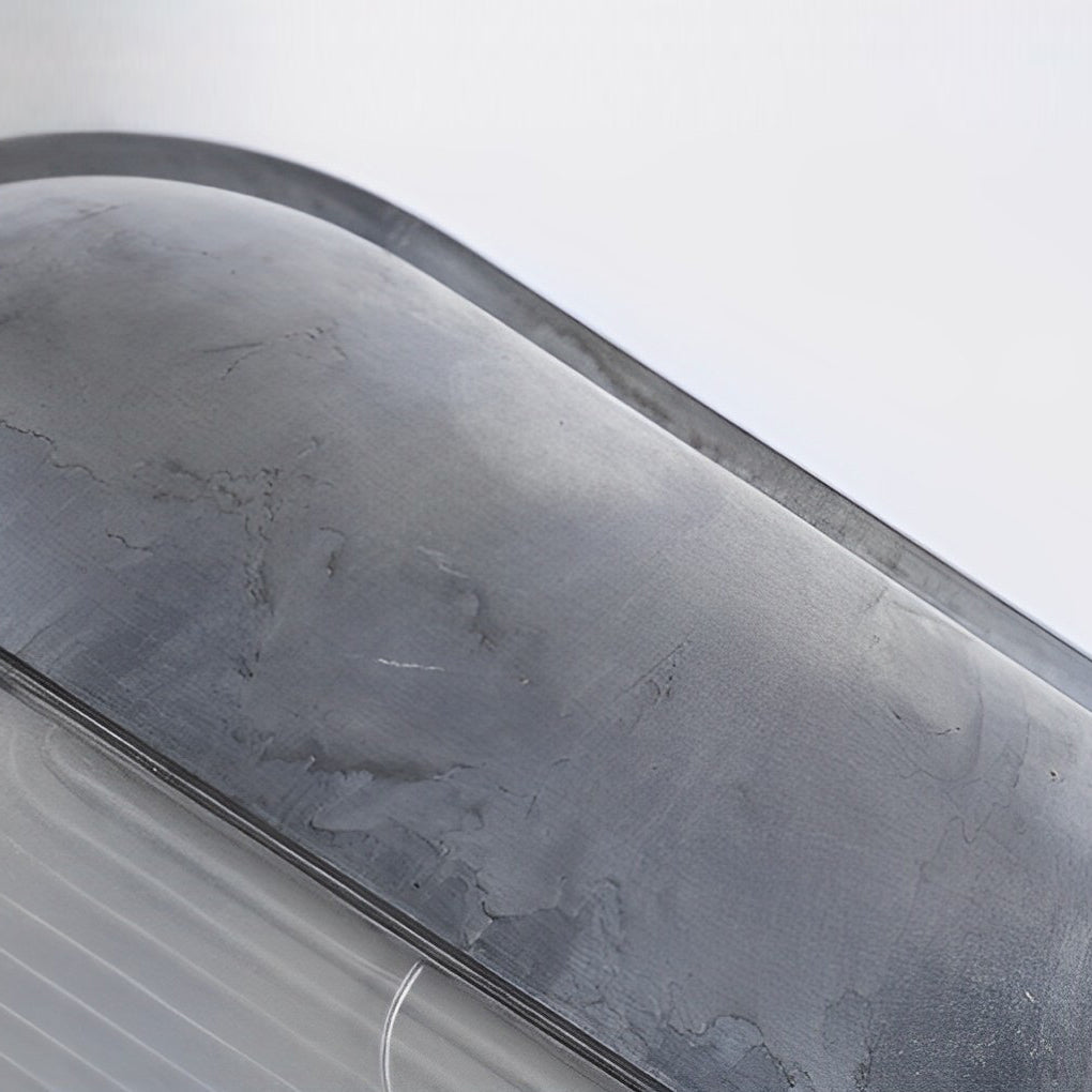 Round Oval Cast Aluminum Glass Waterproof Retro Industrial Wall Lamp | Kalsten