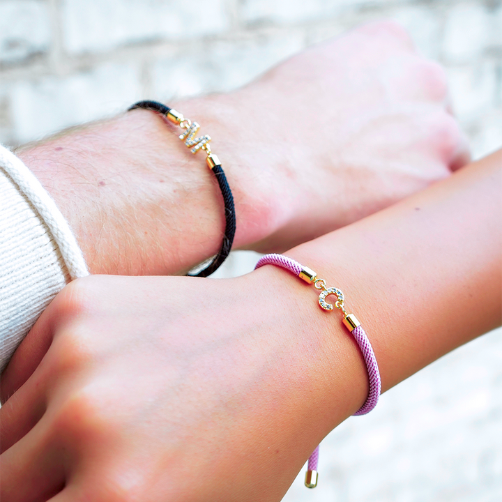 Kalsten | Adjustable Letter Initial Bracelets