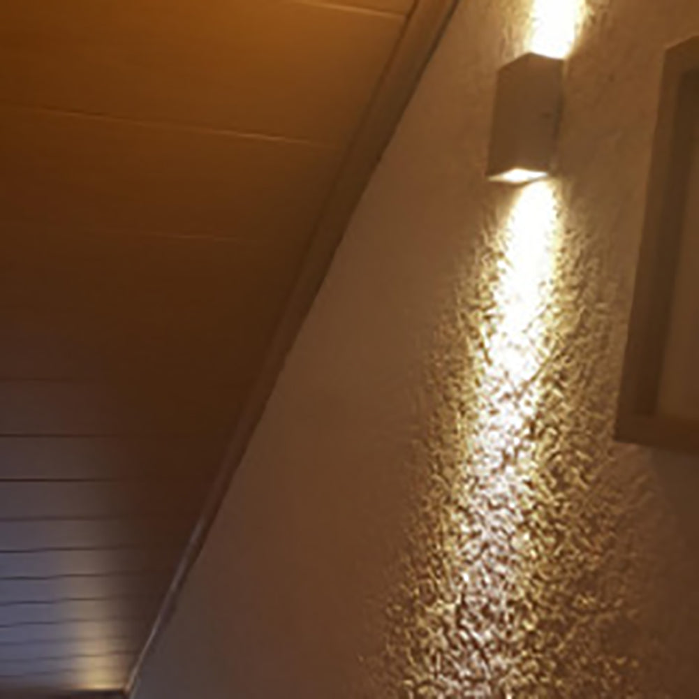 Modern Simplicity Waterproof Aluminum Cubic LED Wall Sconce Lamp For Outdoor Patio | Kalsten