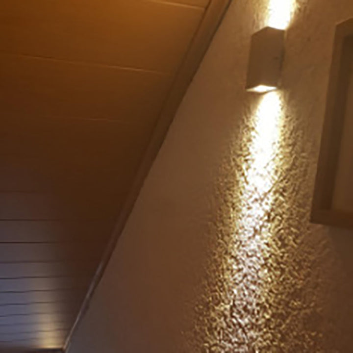 Modern Simplicity Waterproof Aluminum Cubic LED Wall Sconce Lamp For Outdoor Patio | Kalsten