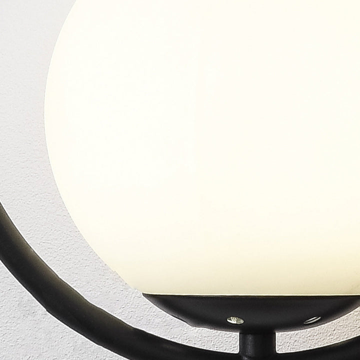 LED Wall Sconce – Water Drop Nordic Glass & Iron Lamp (23cm / 9in) | Kalsten