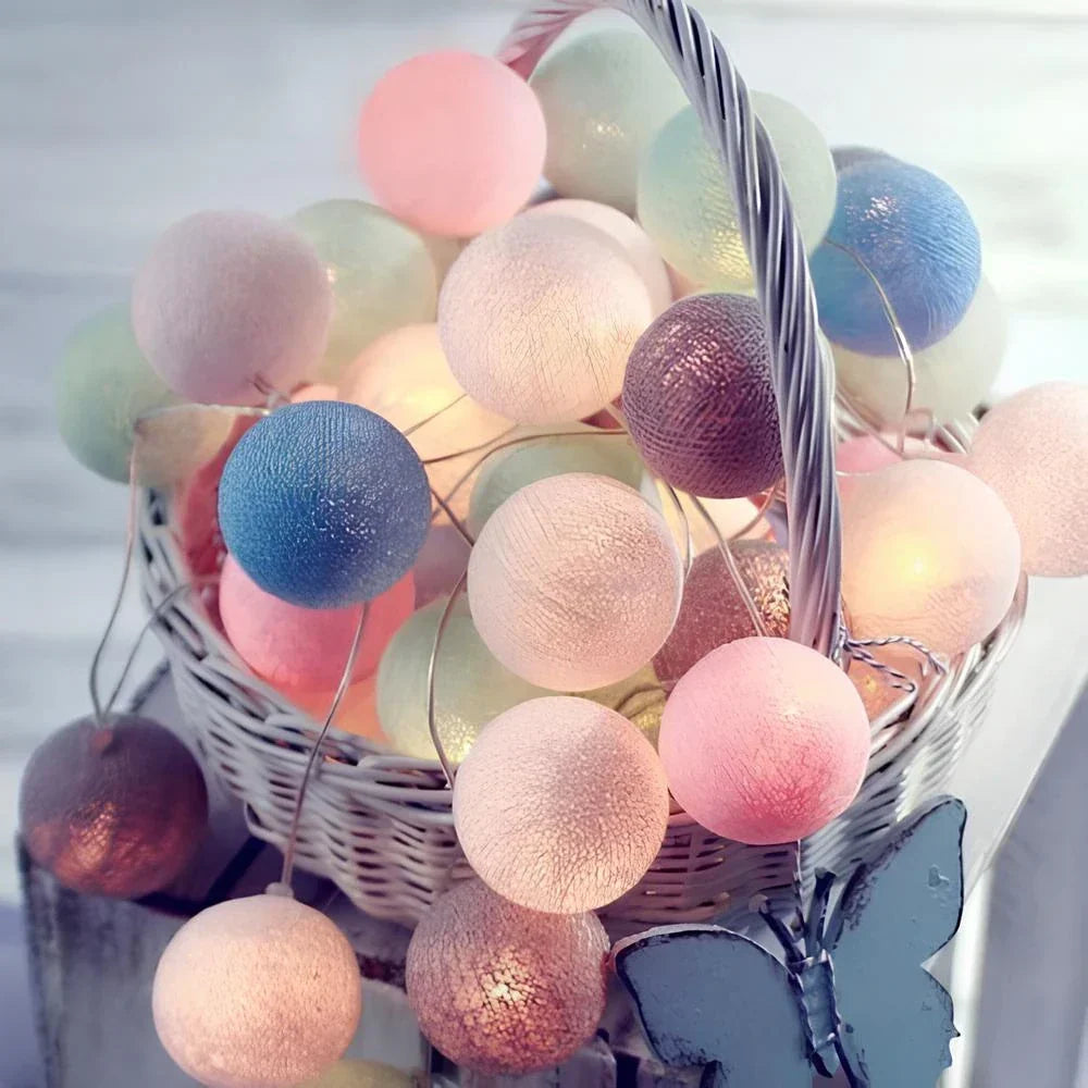 Kalsten | Cotton Ball Garland