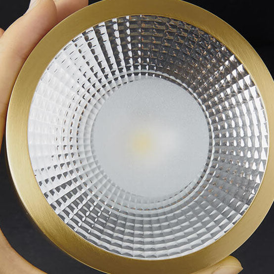 Flush Mount Ceiling Light Copper 4.72 in Built-In LED Modern Hallway Living Room Bedroom Lighting | Kalsten
