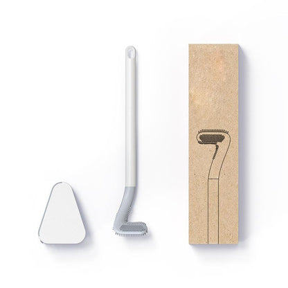 Toilet brush with holder