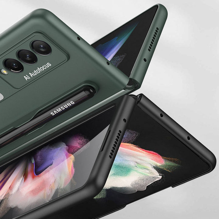 Kalsten | Fashion Kickstand Case with Pencil Slot for Samsung Galaxy Z Fold 3