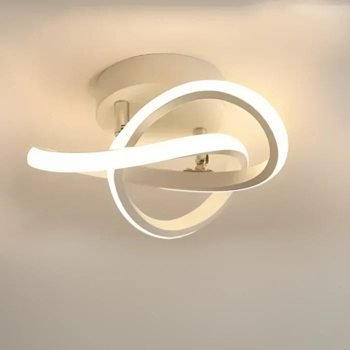 Modern LED Ceiling Lamp with Double Ring Design - Twilight Rings | Kalsten