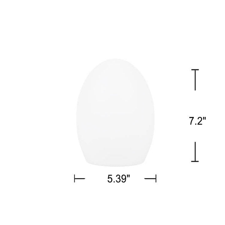 RGB ABS Egg-shaped LED Decorative Table Lamp | Kalsten