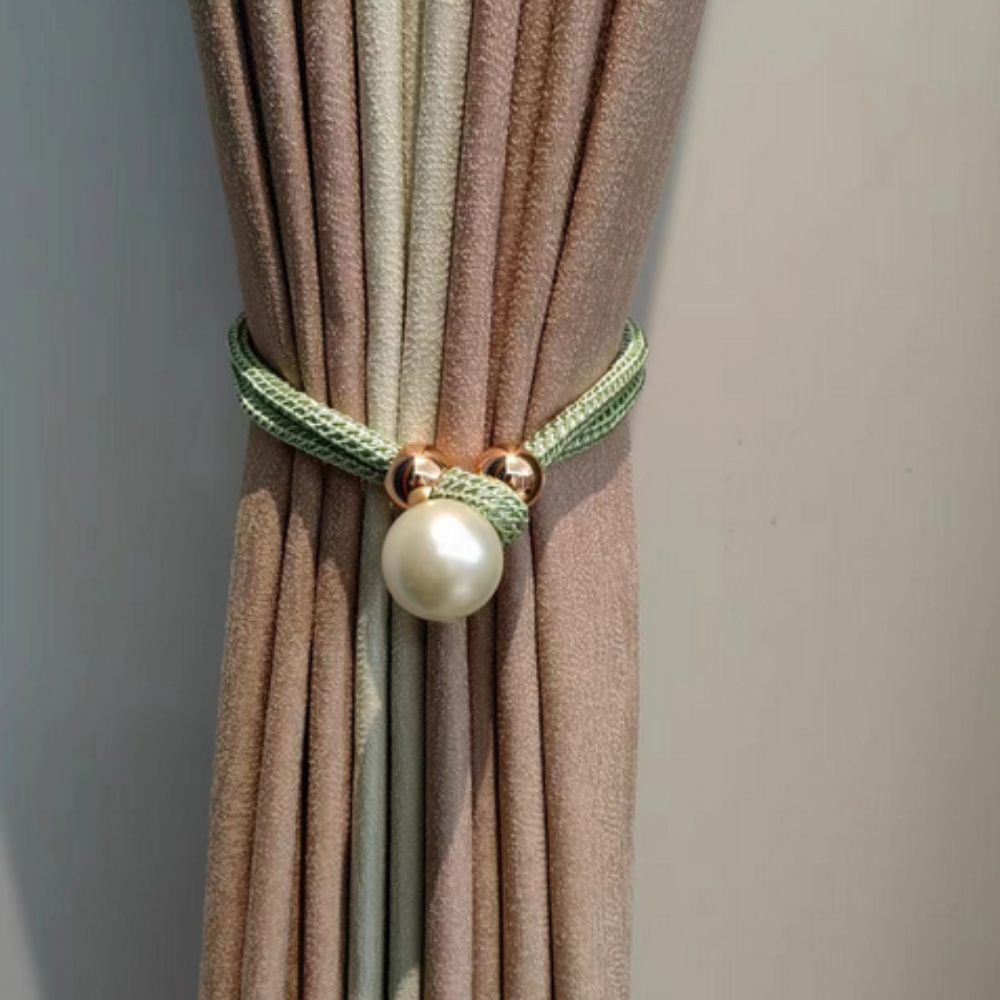 Kalsten | Lustrous Pearl Curtain Tie Back | 2 Pcs Set