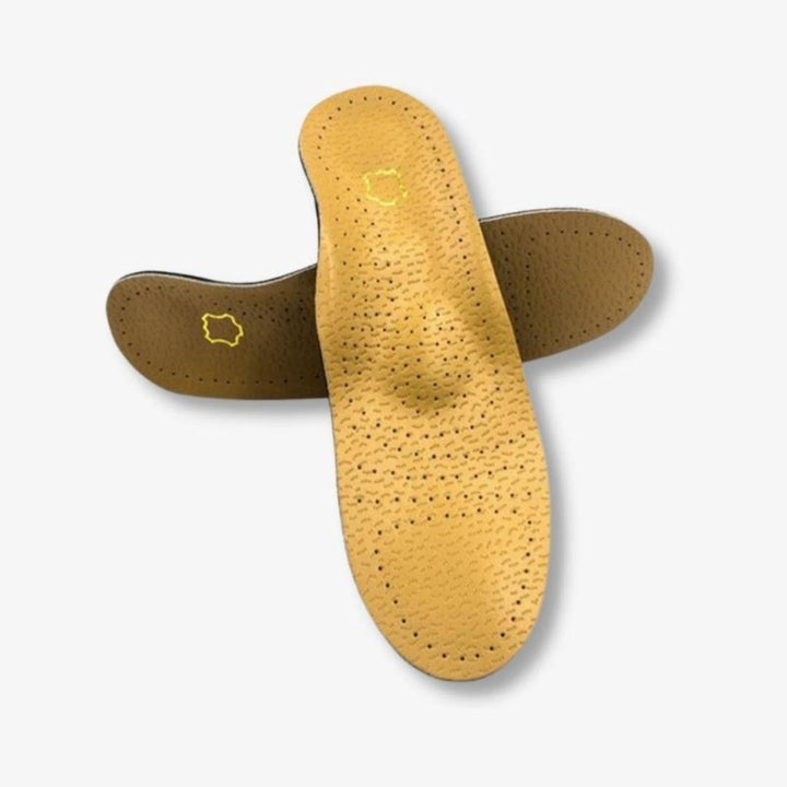 LeatherGuard Orthopedic Leather Shoe Insole | Shock Absorption - Arch Support - Comfortable Insole - Foot Pain Relief - Moisture Wicking Kalsten