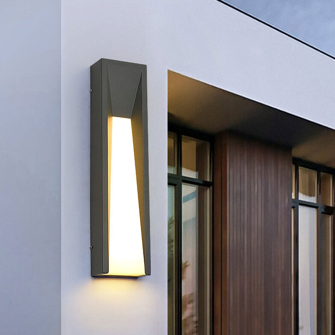 Waterproof Simple Strip Design LED Outdoor Wall Sconce Lamp | Kalsten