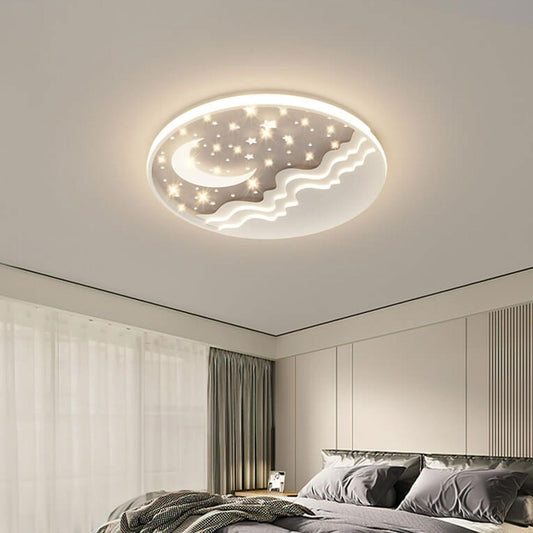 Frendorf | LunaAura LED ceiling light | Heavenly moon-star design