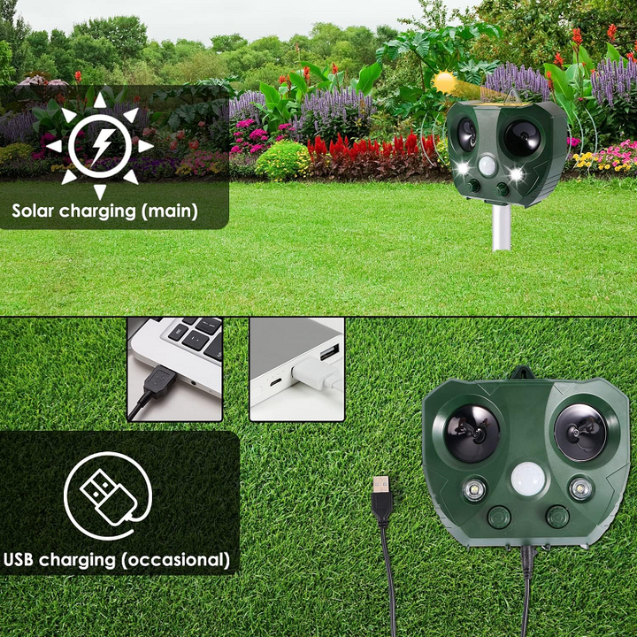 Kalsten | Ultrasonic Bird Repeller, Solar Powered