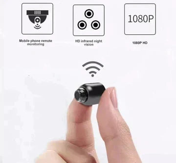 Kalsten | Small WiFi Security Camera Night Vision Wireless HD Kids Pet Safety Monitoring