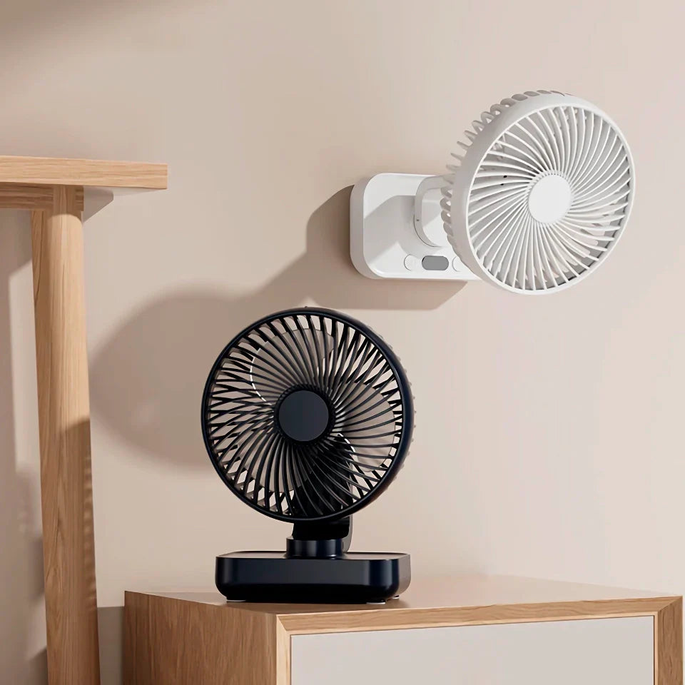 Portable Rechargeable USB Desk Fan with 4 Speeds | Kalsten