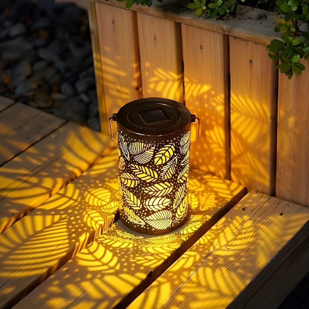 SolarArt Lantern - Luxury Metal Art Decoration Solar Outdoor Lantern | Kalsten