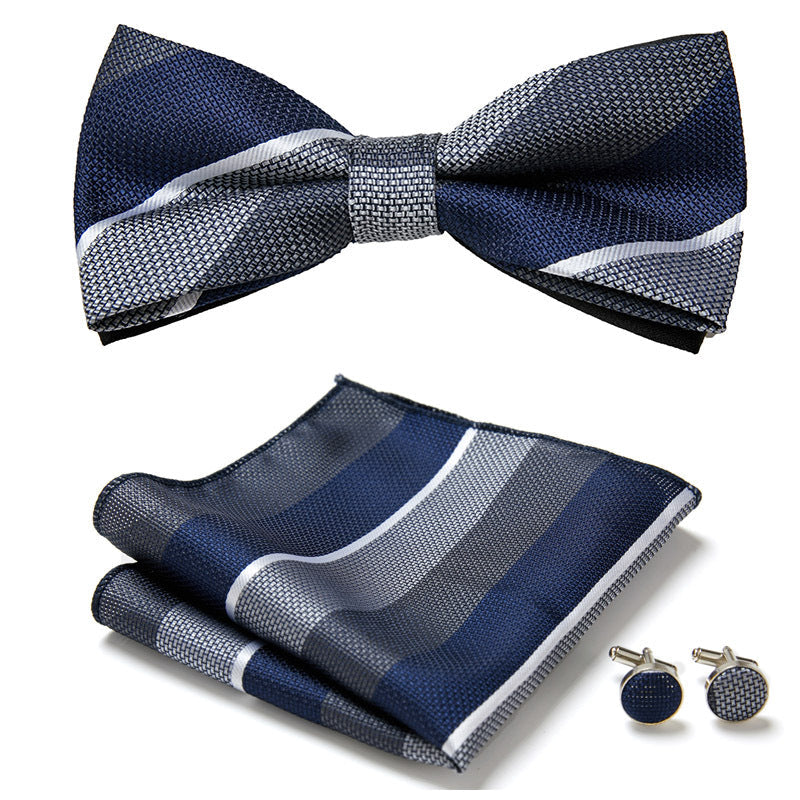 Three-piece set with stylish bow ties Kalsten