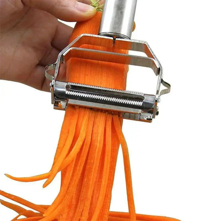 Kalsten | Ultra-sharp stainless steel multifunctional vegetable slicer & julienne cutter potato carrot grater