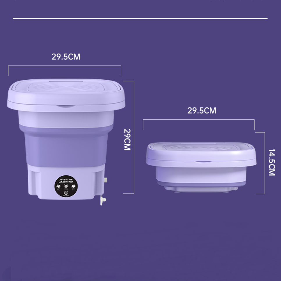Travel Friendly Portable Foldable Automatic Washing Machine | Kalsten