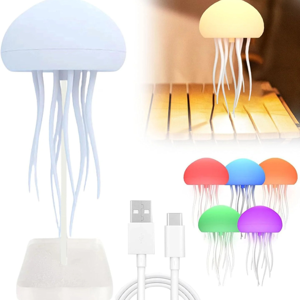 Rechargeable LED Jellyfish Ambient Mood Lamp Kalsten