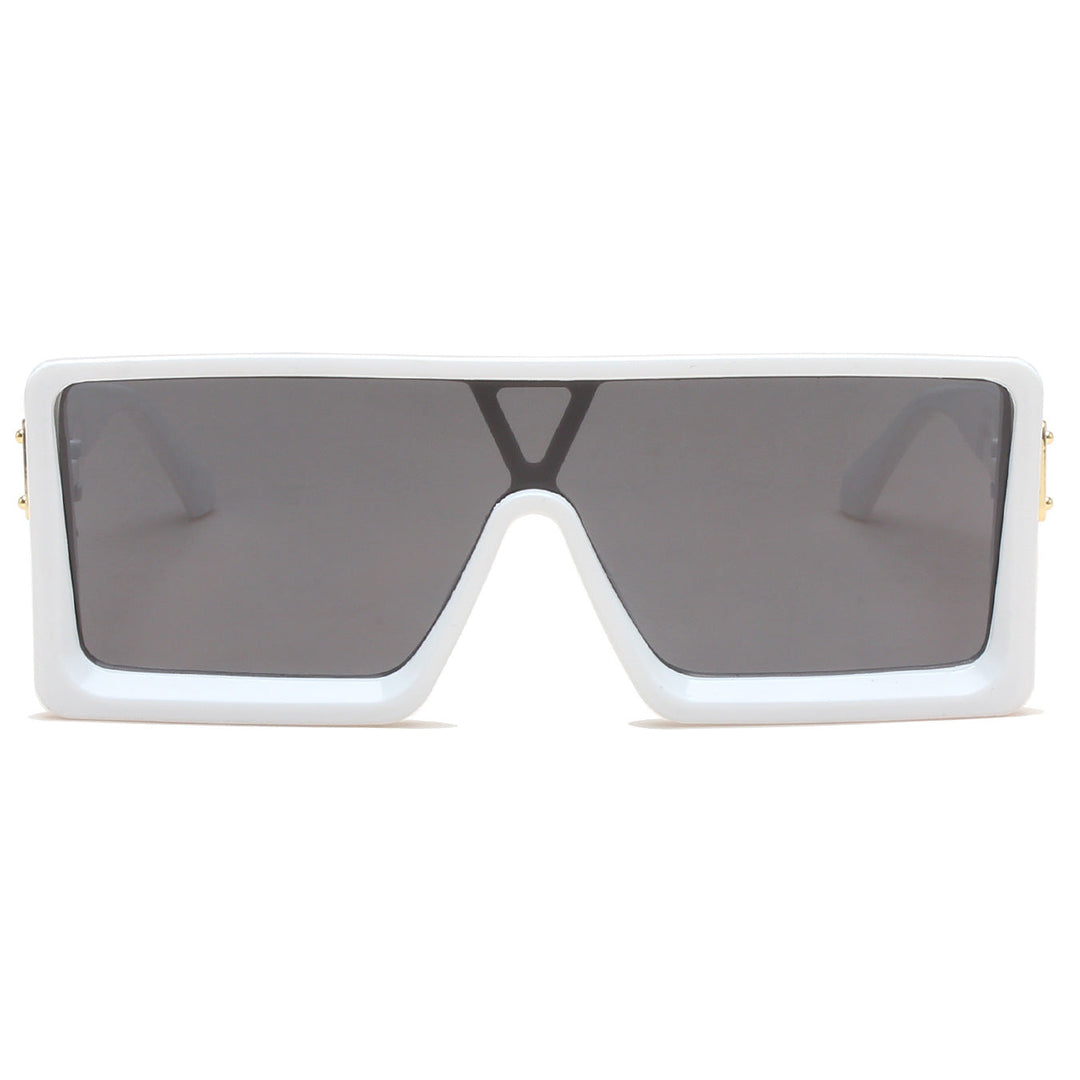 Ladies large, square sunglasses with continuous gradient Kalsten