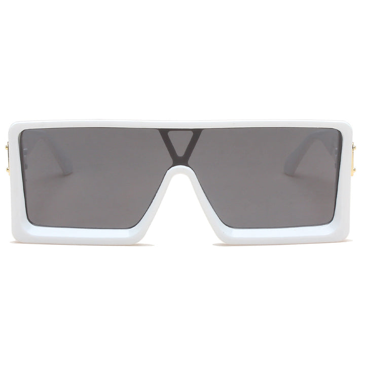 Ladies large, square sunglasses with continuous gradient Kalsten