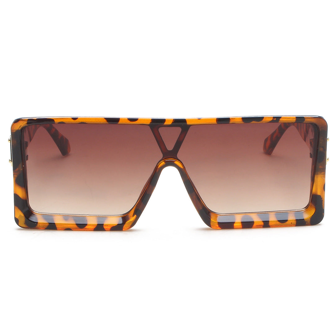 Ladies large, square sunglasses with continuous gradient Kalsten