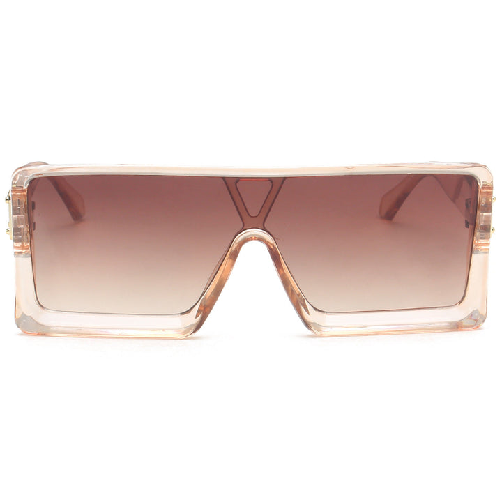 Ladies large, square sunglasses with continuous gradient Kalsten