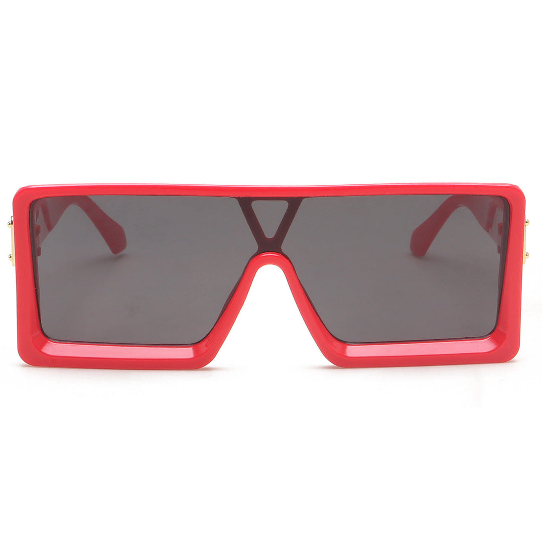 Ladies large, square sunglasses with continuous gradient Kalsten