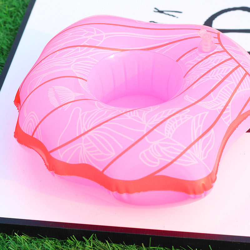 Women Inflatable Swimming Ring with Floral Patterns Kalsten