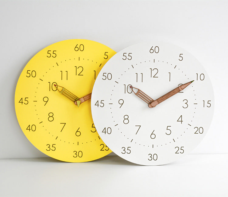 Stylish Silent Children's Clock with Playful Charm Kalsten