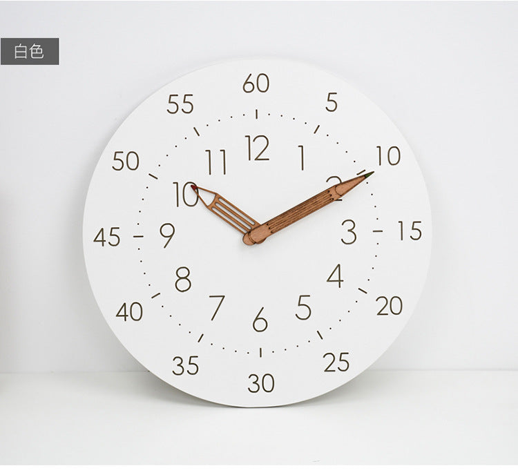 Stylish Silent Children's Clock with Playful Charm Kalsten