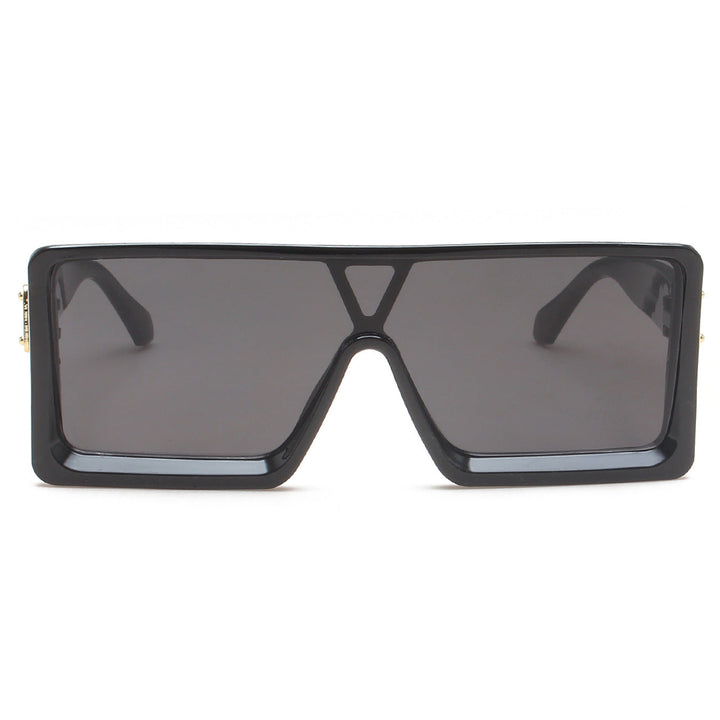 Ladies large, square sunglasses with continuous gradient Kalsten