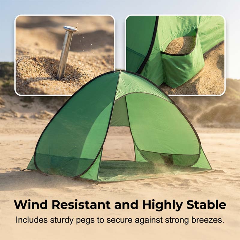 SunSail Breeze Pop-Up Beach Tent 98% UV Protection | Kalsten