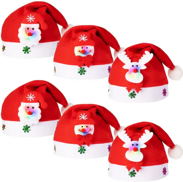 Christmas LED Gnome Light Hat