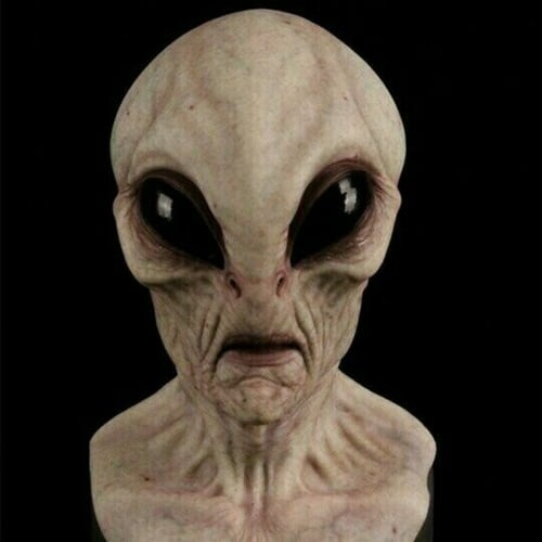 Realistic Alien Mask – Latex and Silicone Halloween Mask for Cosplay and and Parties | Karnz