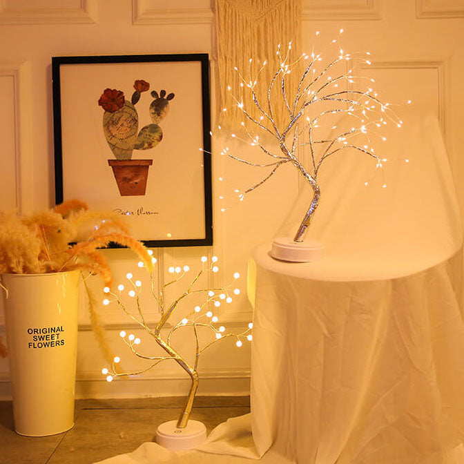 LED Table Lamp with Colorful Tree Lights Kalsten