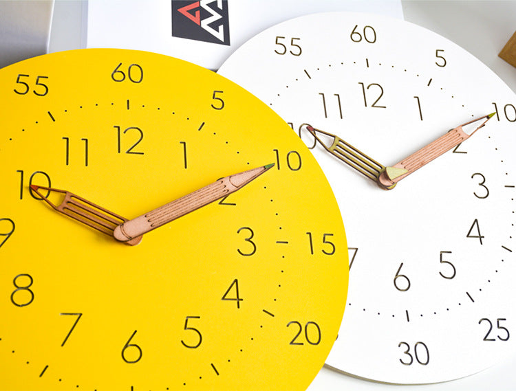 Stylish Silent Children's Clock with Playful Charm Kalsten