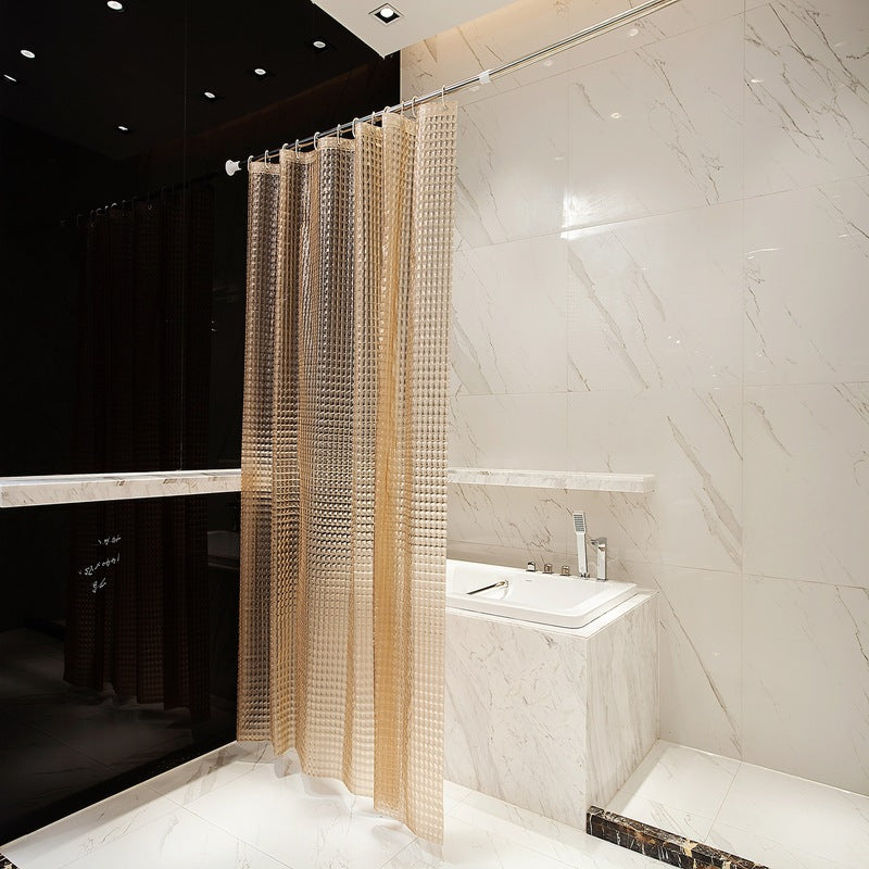Textured Water-Repellent Shower Curtain Kalsten