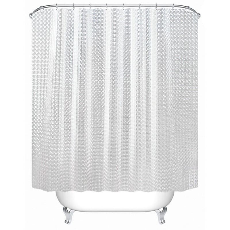Textured Water-Repellent Shower Curtain Kalsten