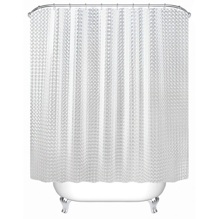 Textured Water-Repellent Shower Curtain Kalsten