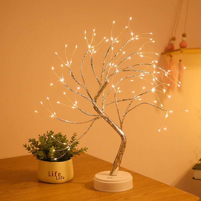 LED Table Lamp with Colorful Tree Lights Kalsten
