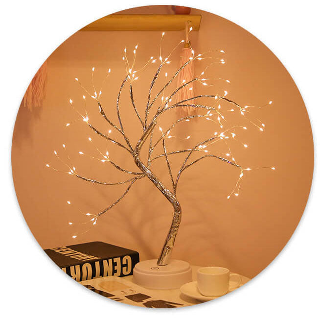 LED Table Lamp with Colorful Tree Lights Kalsten