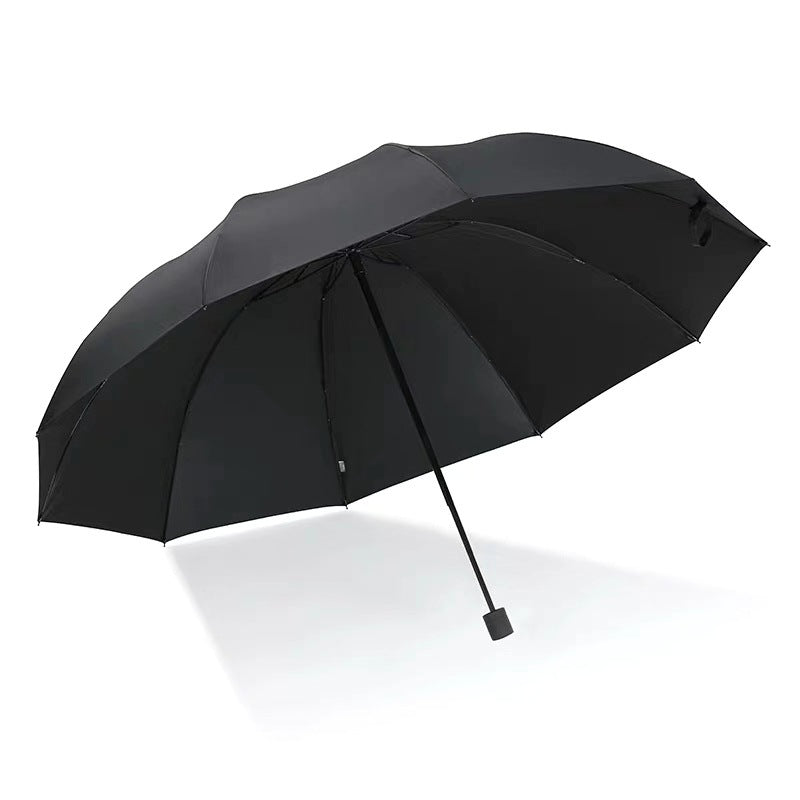 Ladies windproof automatic folding umbrella with ergonomic handle Kalsten