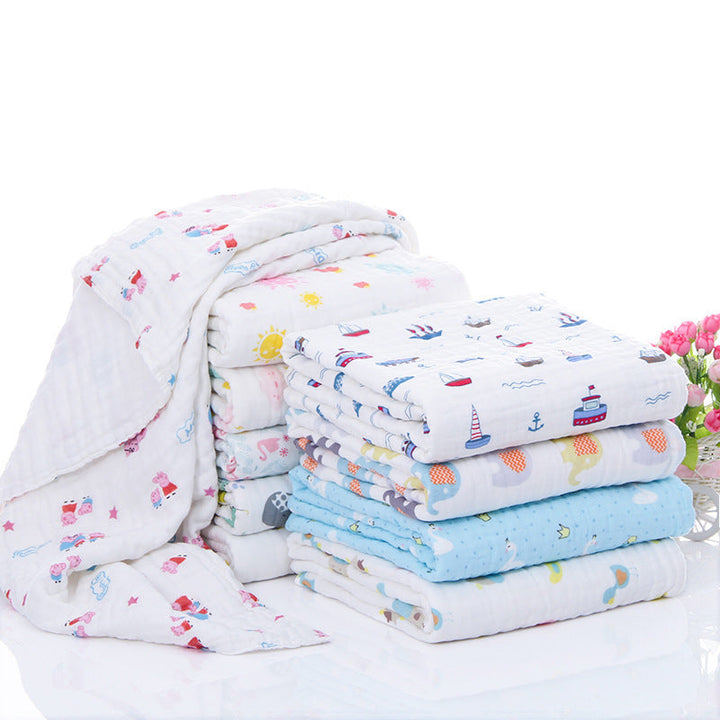 Soft Cotton Multi-Printed Baby Blanket kalsten