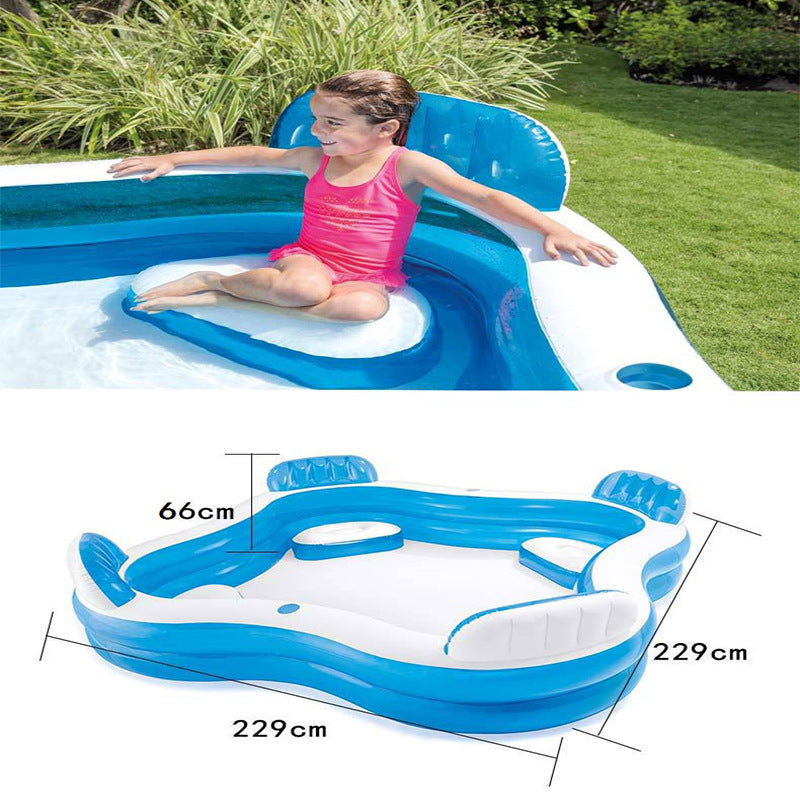 Ladies Inflatable Lounge Bathtub with Integrated Lounge Areas Kalsten