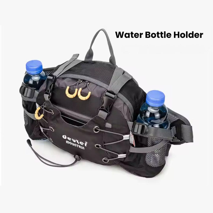Kalsten | Waterproof Hiking Waist Bag – 5L Bum Bag with Zippered Pockets for Walking & Outdoor Adventures